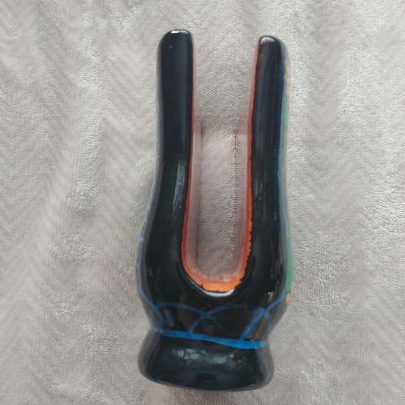 Talavera Mexican handpainted napkin holder - Picture 5 of 9